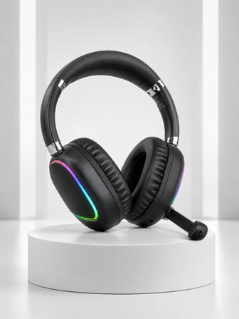 RGB SİYAH KULAKLIK MAX-17 - Lisinya
