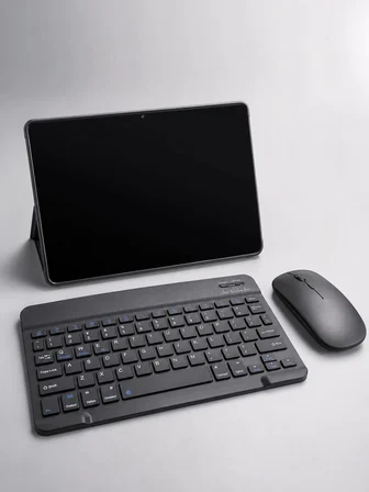 Android İşletim Sistemli SIM Kart Girişli Tablet Bluetooth Klavye Mouse Seti Mobil İnternet Destekli