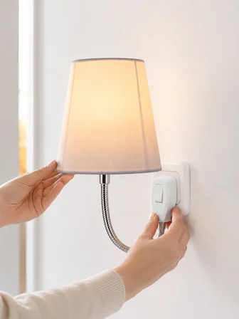 Soket Tipi Ayarlanabilir Başlıklı Dekoratif Gece Lambası - Lisinya