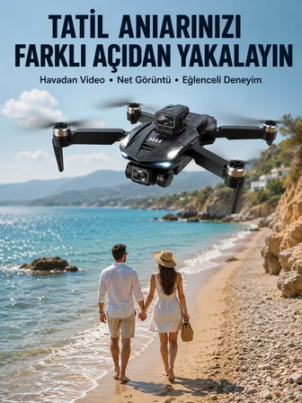 Taşınabilir Katlanabilir Drone ile Açık Alanlarda Keyifli Uçuş Deneyimi - Lisinya