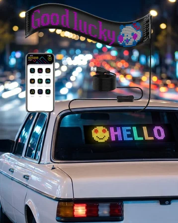 LED Matrix Panel RGB Yazı Yazma Animasyonlu Telefon Kontrollü Akıllı Ekran - Lisinya