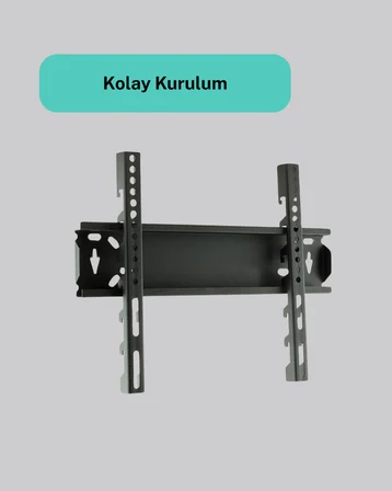 LED TV Askı Aparatı 32-42 İnç Uyumlu Sağlam Çelik Kompakt Tasarım - Lisinya