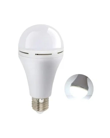 Elektrik Kesintisinde Yanan Şarjlı LED Ampul E27 6500K Güçlü Işık - Lisinya