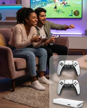 M15 Retro Konsol – 20.000 Oyunlu, Çift Gamepadli, 4K HDMI - Lisinya