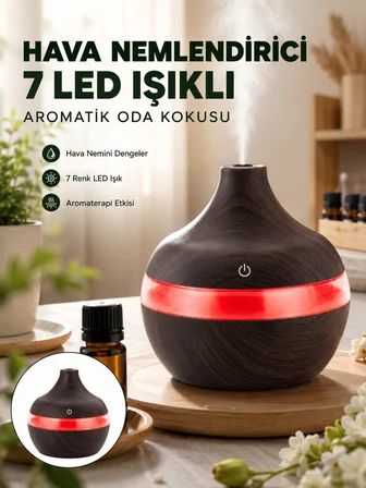 Prizden Çalışan Sessiz Ultrasonik Hava Nemlendirici Difüzör Yeni Nesil - Lisinya