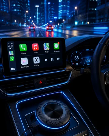 Kablosuz CarPlay Android Auto Destekli Akıllı TV Box 4G Sim Kart Girişli - Lisinya
