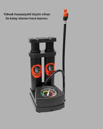 Kaymaz Pedallı Ayaklı Hava Pompası Tüm Supap Uyumlu - Lisinya