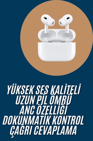 Yeni Nesil Pro Bluetooth Kulaklık Android ve İOS Uyumlu Dokunmatik Kontrol - Lisinya