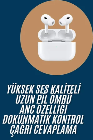 Yeni Nesil Pro Bluetooth Kulaklık Android ve İOS Uyumlu Dokunmatik Kontrol - Lisinya