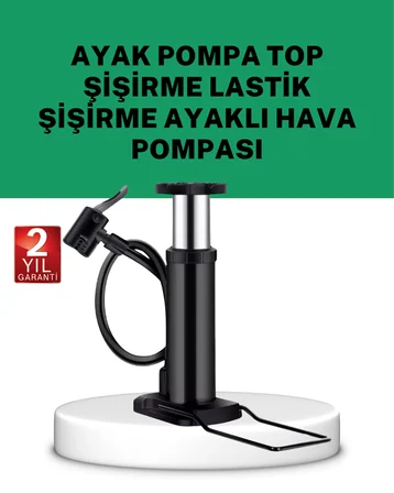 Çok Amaçlı Ayak Pompası Dayanıklı Pratik Hava Pompası - Lisinya