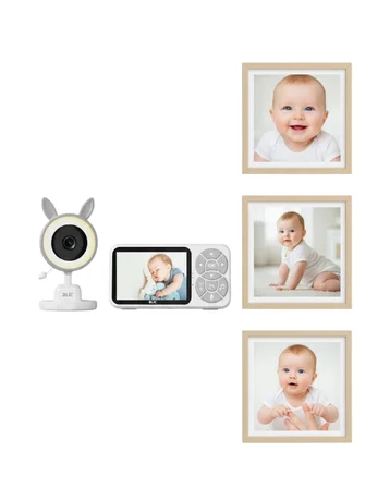 Gece Görüşlü Bebek Telsizi Besleme Hatırlatıcılı LCD Ekran Yeni Nesil - Lisinya