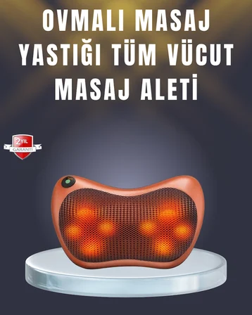 Çok Fonksiyonlu Boyun Bel Sırt Masaj Yastığı Araç İçi Uyumlu - Lisinya