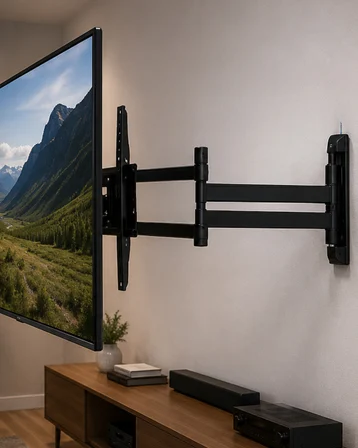 Çift Kollu TV Askı Aparatı Hareketli LCD LED Televizyon Askılığı - Lisinya