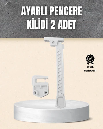 Kolay Montajlı Pencere Açılma Sınırlayıcı 2’li Set - Lisinya