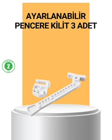 Pencere Cam Emniyet Kilidi Açılma Sınırlayıcı Set - Lisinya