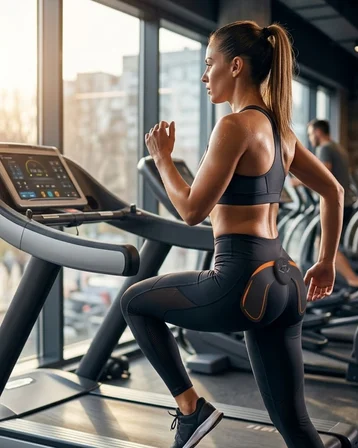 Kas Geliştirici EMS Kalça Egzersiz Cihazı Kablosuz Pratik Spor Aleti - Lisinya