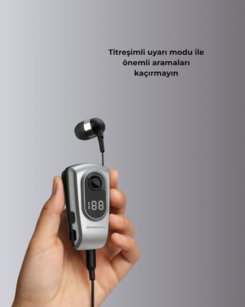 Kablosuz Bluetooth 5.2 Kulaklık – Titreşimli Uyarı ve Uzun Pil Ömrü Yeni Nesil - Lisinya