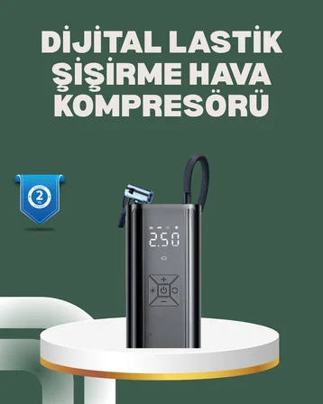 Bisiklet, Motosiklet ve Araçlar İçin Çok Amaçlı Hava Pompası - Lisinya