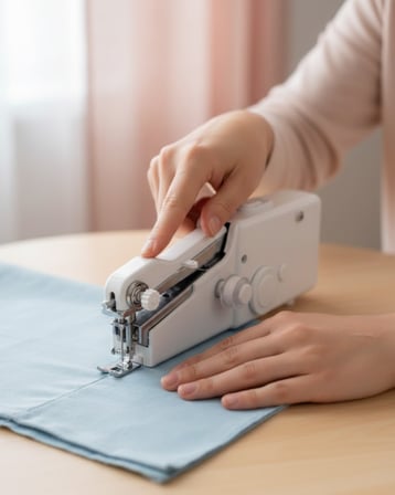 El Tipi Mini Dikiş Makinesi Perde ve Kıyafet Tamiri İçin - Lisinya