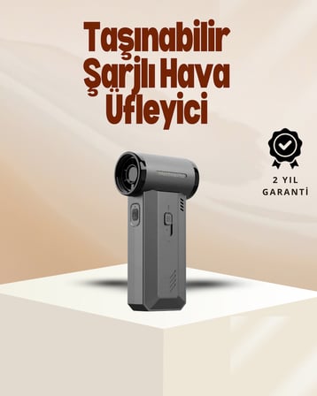 Yüksek Hızlı Kablosuz El Tipi Hava Üfleme Temizlik Cihazı - Lisinya