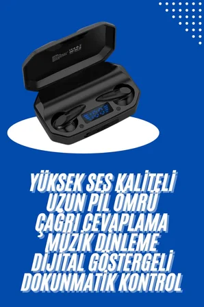 Kulaklık Bluetooth 5.2 Kablosuz Kulakiçi Rgb Işıklı Çift Mikrofonlu Yeni Nesil - Lisinya