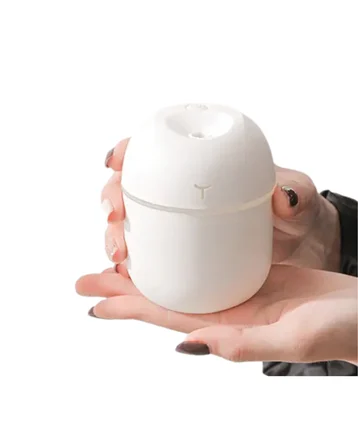 Mini Nemlendirici 5 Esans Hediyeli LED Işıklı Taşınabilir Aromaterapi Buhar Makinesi - Lisinya