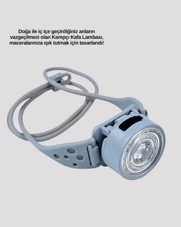 Suya Dayanıklı LED Kafa Lambası Outdoor Kullanım Yeni Nesil - Lisinya