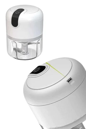 Mini Doğrayıcı Rondo Taşınabilir Mini El Blender Paslanmaz Çelik - Lisinya