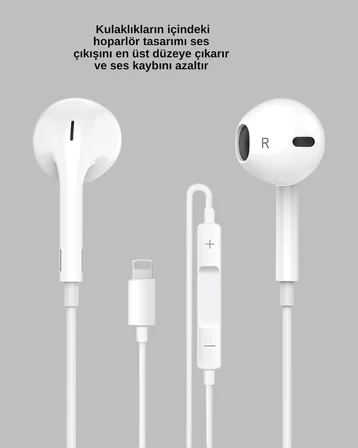 Konforlu Ergonomik Kare Tasarımlı Müzik ve Çağrı Kulaklığı Yeni Nesil - Lisinya