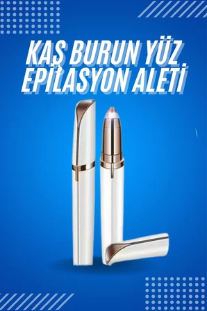 Yüz Epilatör Kıl Kaş Bıyık Tüy Alma Aleti Kaş Bıyık Alma Epilatörü - Lisinya