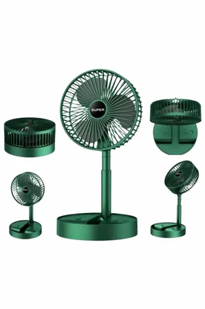 Katlanabilir Usb Şarjlı Masaüstü Soğutucu Mini Fan Telefon Tutucu - Lisinya