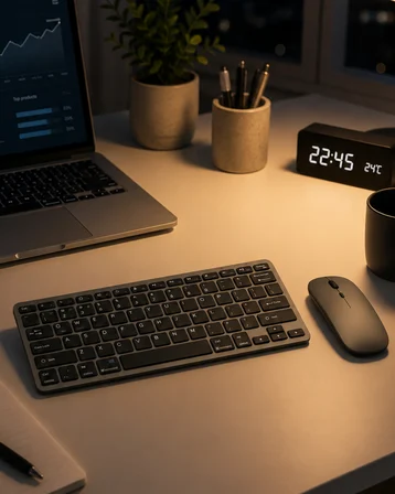 Telefon Tablet ve Bilgisayar Uyumlu Kablosuz Klavye Mouse Kombini - Lisinya