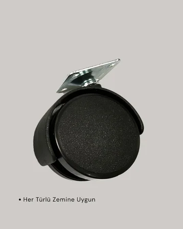Kilitsiz 4 cm Tekerlek Ayak 4’lü Set Sessiz ve Dayanıklı - Lisinya