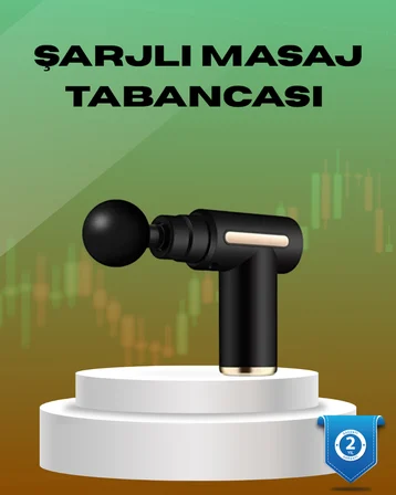 6 Kademeli Kas Masaj Tabancası 4 Başlıklı Güçlü Sessiz Sporcu Masaj Cihazı Şarjlı - Lisinya