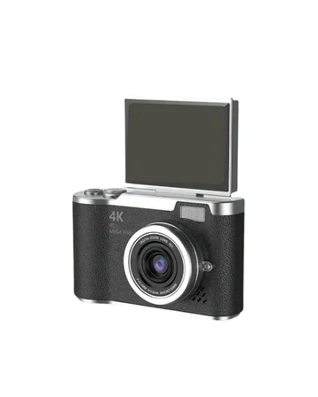 48 MP 4K Dijital Kamera 8X Zoom ve 180 Derece Ekran Yeni Başlayanlar İçin Uygun - Lisinya