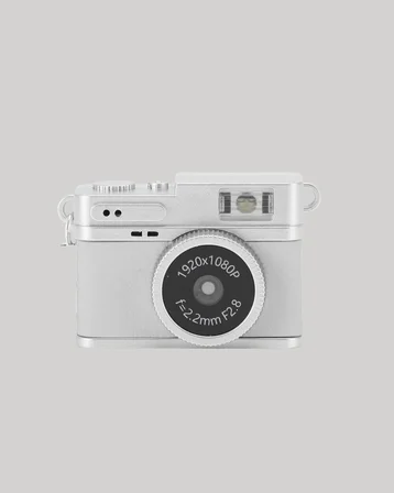 Kompakt Mini Kamera Retro Tasarım 128GB Hafıza 1080P Video - Lisinya