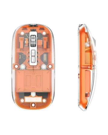 Şeffaf Kablosuz Mouse Bluetooth Bağlantılı Sessiz Tıklama Yeni Nesil - Lisinya