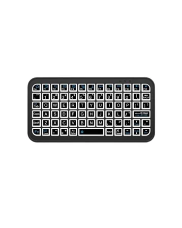 RGB Işıklı Kablosuz Mini Klavye 10 mm İnce Gövde - Lisinya