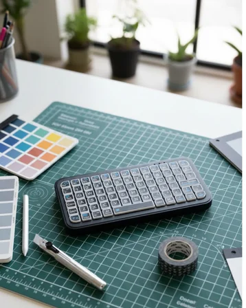 Şarjlı Kablosuz Mini RGB Klavye Uzun Pil Ömürlü - Lisinya