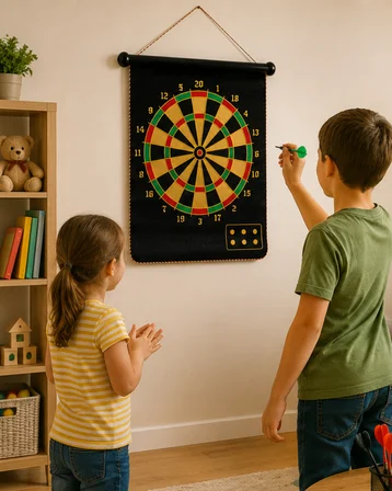 Güvenli Manyetik Dart Seti 6 Dart Oklu Eğlenceli Hedef Oyunu - Lisinya