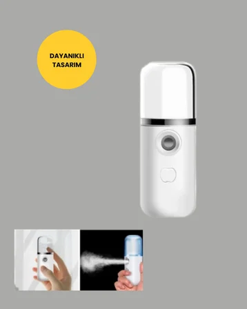 Mini Şarjlı Buhar Nemlendirici – Taşınabilir, Enerji Tasarruflu, Kablosuz Kullanım Yeni Nesil - Lisi