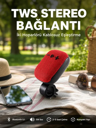 5W Kablosuz Bluetooth Hoparlör Güçlü Bas ve FM Radyo - Lisinya