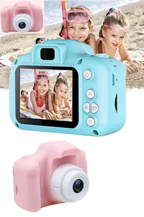 Dijital Fotoğraf Makinesi Çocuk Mini 1080p HD Kaliteli Renkli - Lisinya