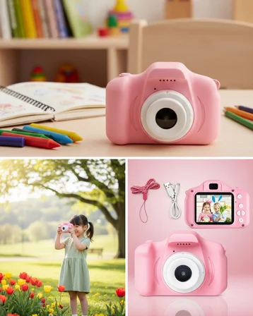 HD Taşınabilir Mini Kamera Video Fotoğraf Çekim Özellikli Şarj Edilebilir Kayıt Cihazı - Lisinya