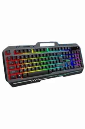 Işıklı Oyuncu Q Klavye Mouse Seti Siyah Gaming Oyuncu Klavye Yeni Nesil - Lisinya