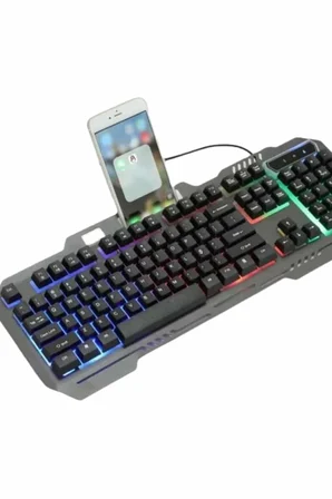 Işıklı Oyuncu Q Klavye Mouse Seti Siyah Gaming Oyuncu Klavye Yeni Nesil - Lisinya