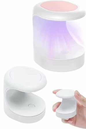 Kalıcı Oje Kurutucu Mini UV Işınlı Taşınabilir Hızlı ve Pratik Oje Kurutucu Yeni Nesil - Lisinya