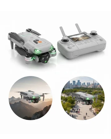 HD Kameralı Drone Ekranlı Kumanda Güvenli ve Dengeli Uçuş - Lisinya