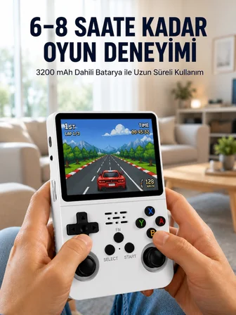 64 GB Retro Oyun Konsolu – Çoklu Emülatör Desteği, Linux Tabanlı Açık Sistem Yeni Nesil - Lisinya