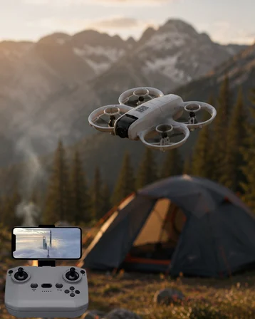 Kameralı Drone Headless Mod ve Engel Algılama Özellikli - Lisinya